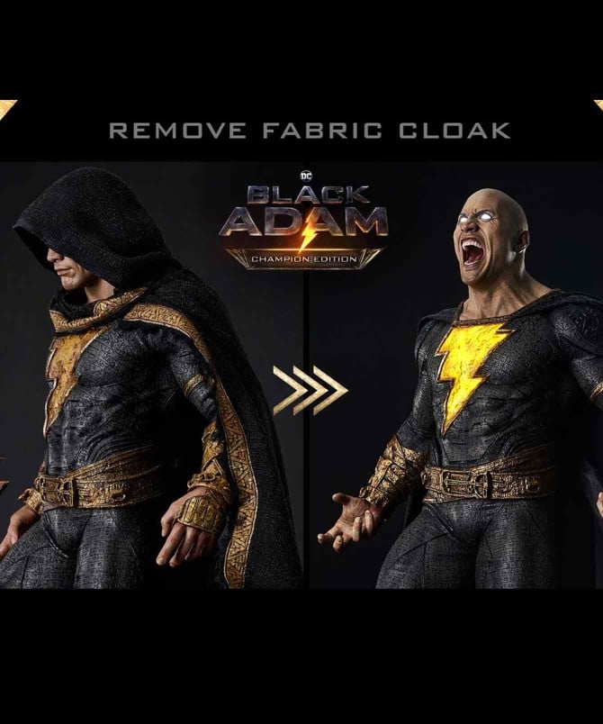 SCULPT and ADDITIONAL PART UPDATE for the MMBA-01 Black Adam Champion Edition & MMBA-02 Black Adam Vigilante Edition