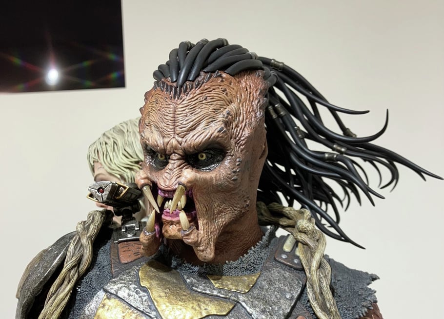 Close-up of the sculpting and paintwork on a Prime 1 Studio high-end statue