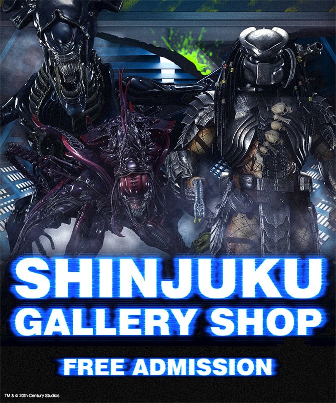 【FREE ADMISSION】SCAR PREDATOR IS HERE! New Exhibit Starts at Shinjuku Gallery Shop on 11/23