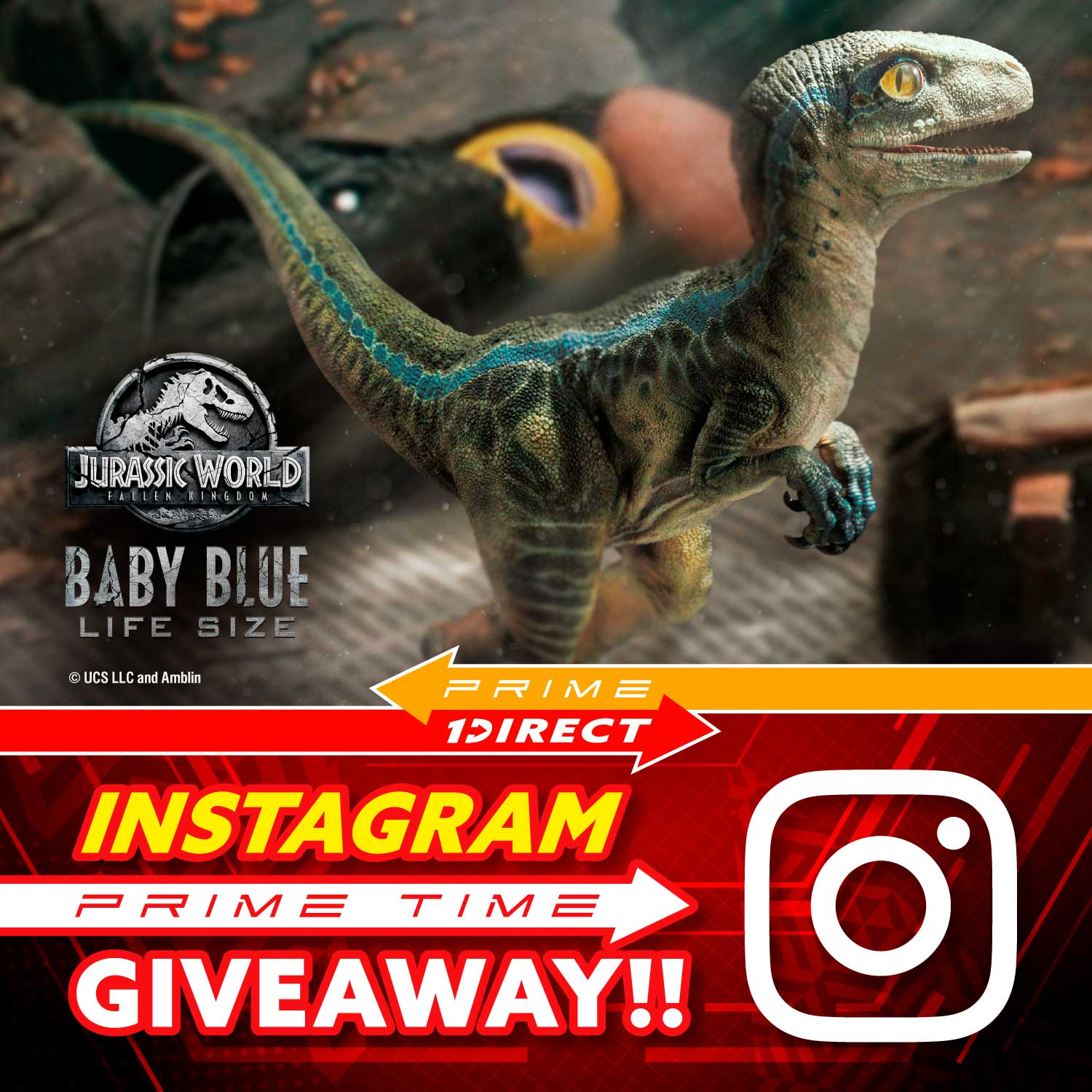 Instagram Giveaway Baby Blue