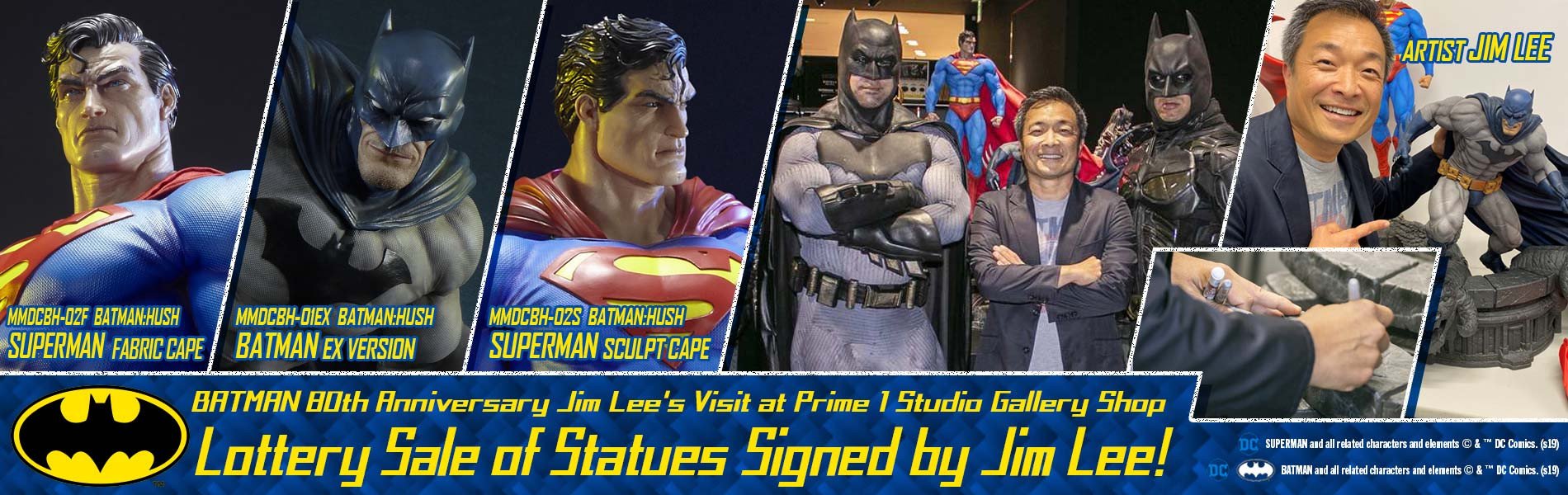 Lottery Sale of Statues Signed by Jim Lee is OPEN