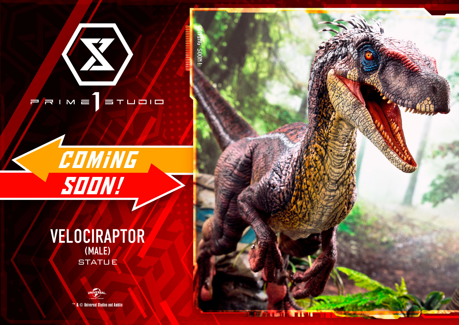 Jurassic Park III (Film) | Velociraptor (Male)