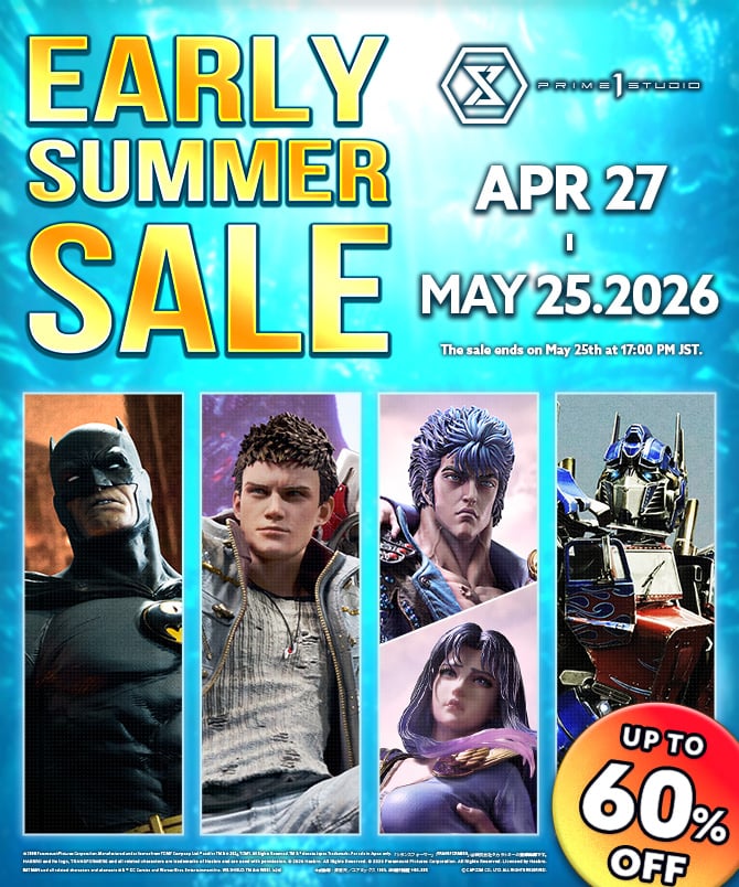 Up to 60% Off! Prime 1 Studio Announces, &ldquo;EARLY SUMMER SALE&rdquo; Starting April 27
