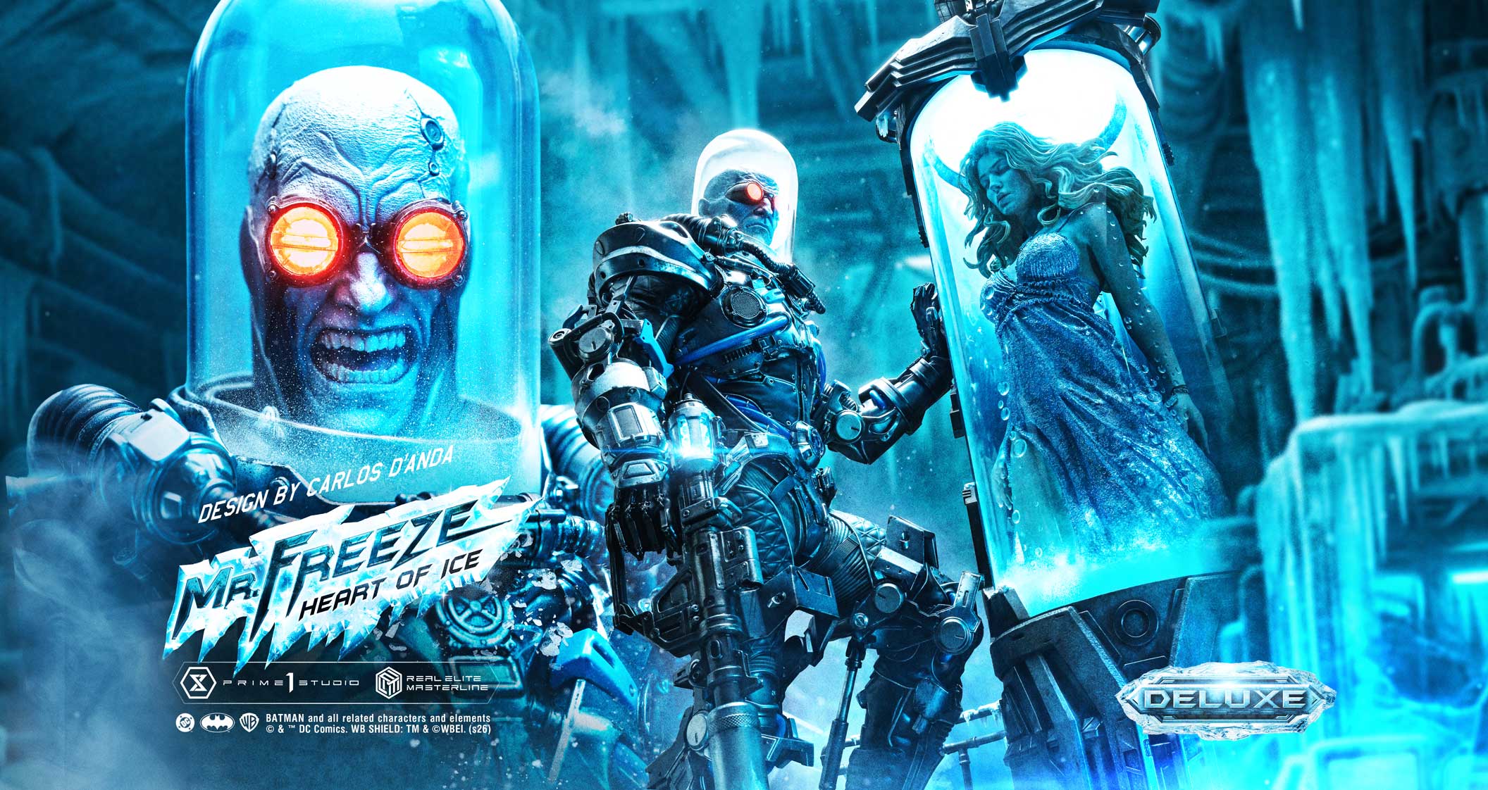 Real Elite Masterline Batman (Comics) Mr. Freeze Heart of Ice (Design by Carlos D'Anda)	 DX Bonus Version