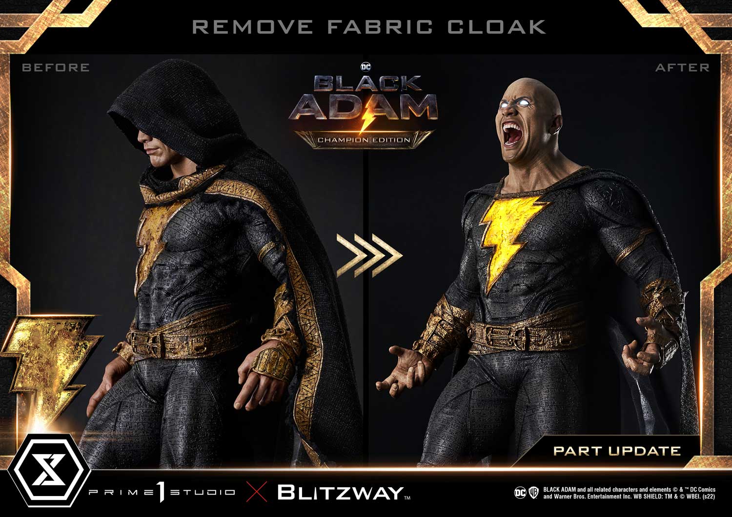 SCULPT and ADDITIONAL PART UPDATE for the MMBA-01 Black Adam Champion Edition & MMBA-02 Black Adam Vigilante Edition-1