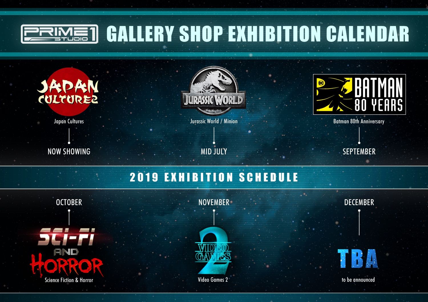 Gallery Shop Line-Up '19 revealed shinjuku,Japan