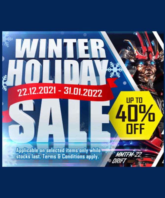 WINTER HOLIDAY SALE 2021 - 2022
