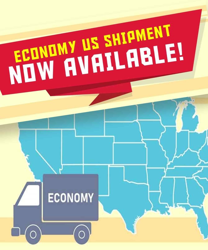 ECONOMY SHIPMENT NOW AVAILABLE IN AUSTRALIA
