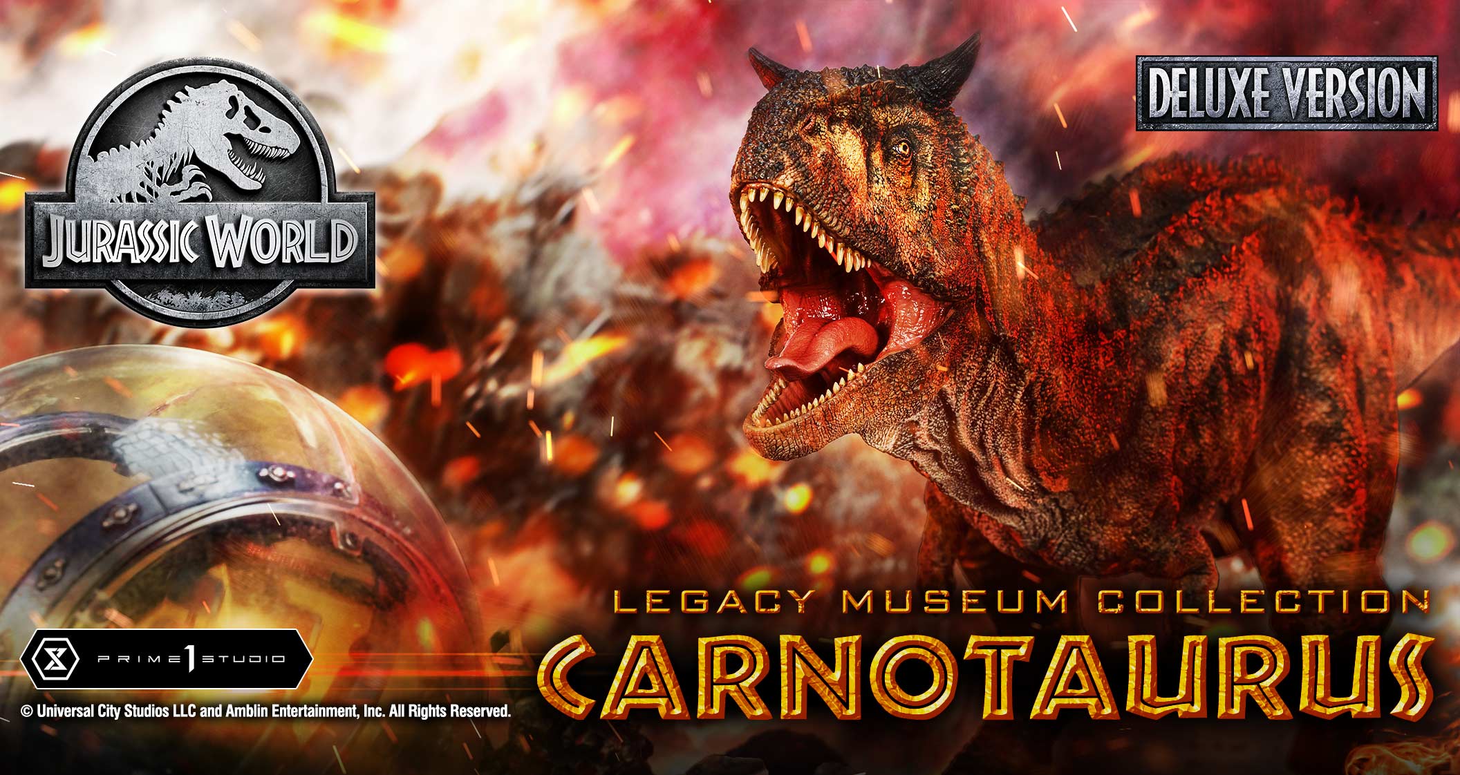Legacy Museum Collection Jurassic World: Fallen Kingdom (Film) Carnotaurus 1/15 scale DX Bonus Version
