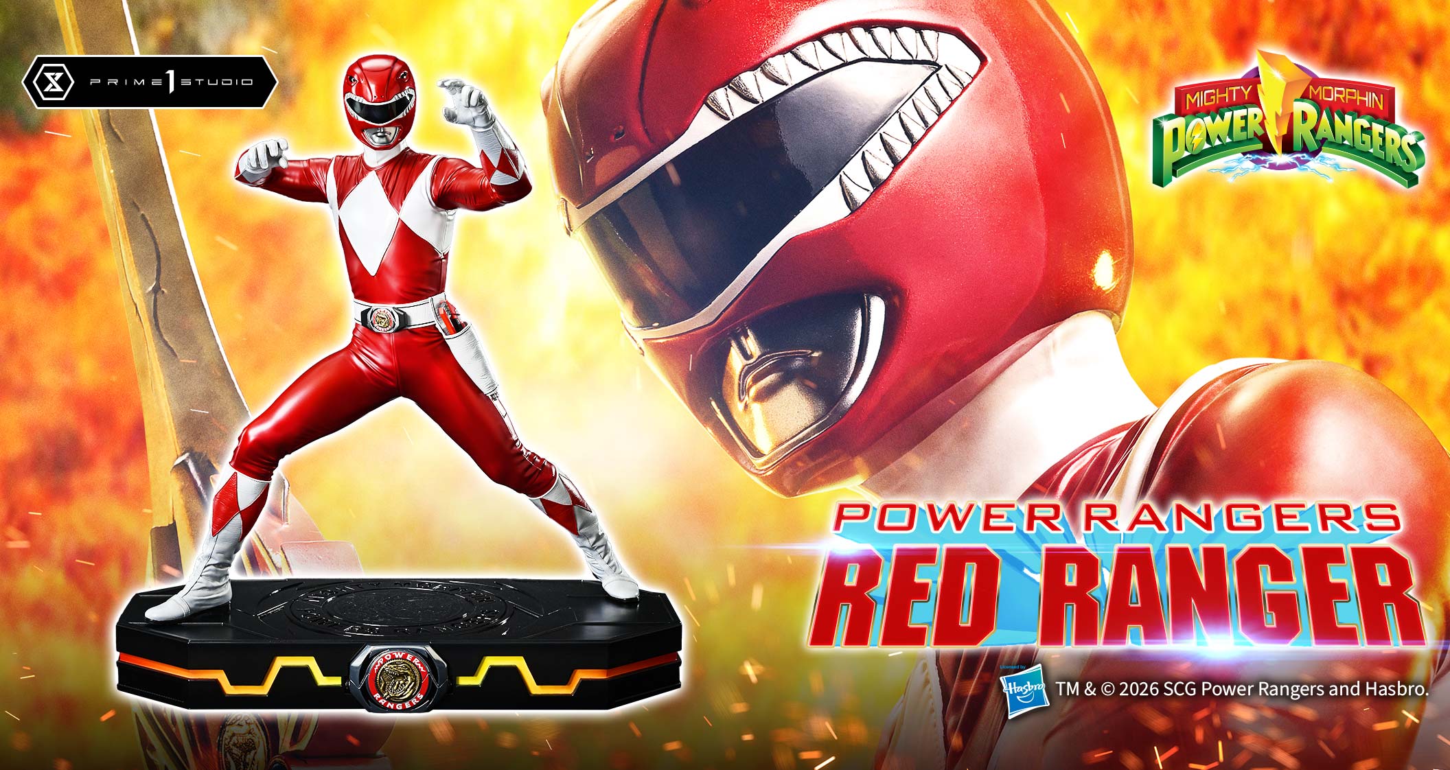 Premium Masterline Mighty Morphin Power Rangers Red Ranger