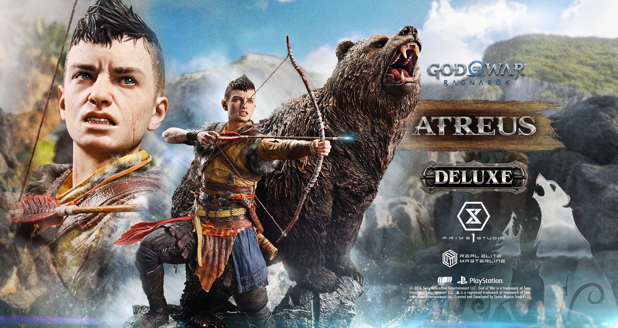 Real Elite Masterline God of War: Ragnarok Atreus DX Bonus Version
