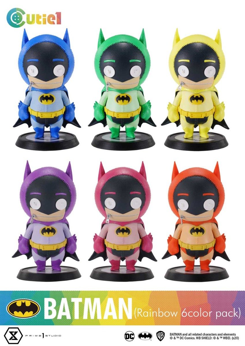DC Series – Batman Rainbow Set Cutie1 Figure (Six Colors Pack) | Prime 1 Studio