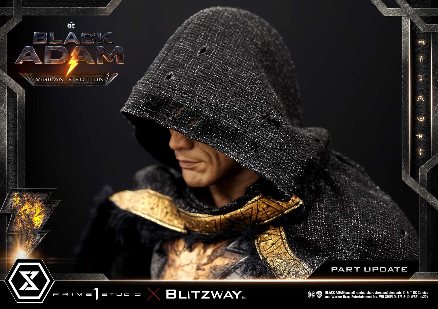 SCULPT and ADDITIONAL PART UPDATE for the MMBA-01 Black Adam Champion Edition & MMBA-02 Black Adam Vigilante Edition-6