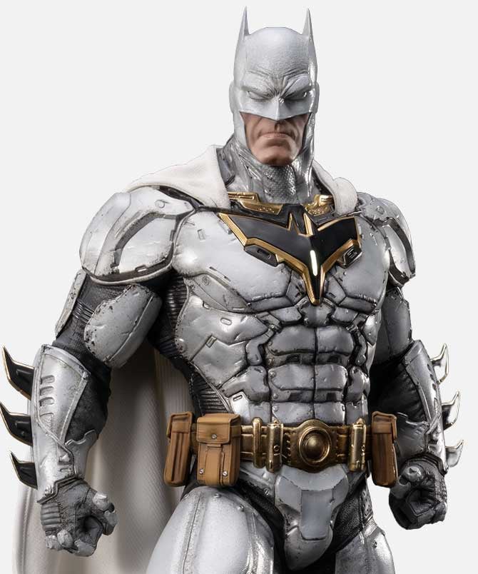 Ultimate Museum Masterline Justice League (Comics) Batman Advanced Suit White Ver. (Design By Josh Nizzi)
