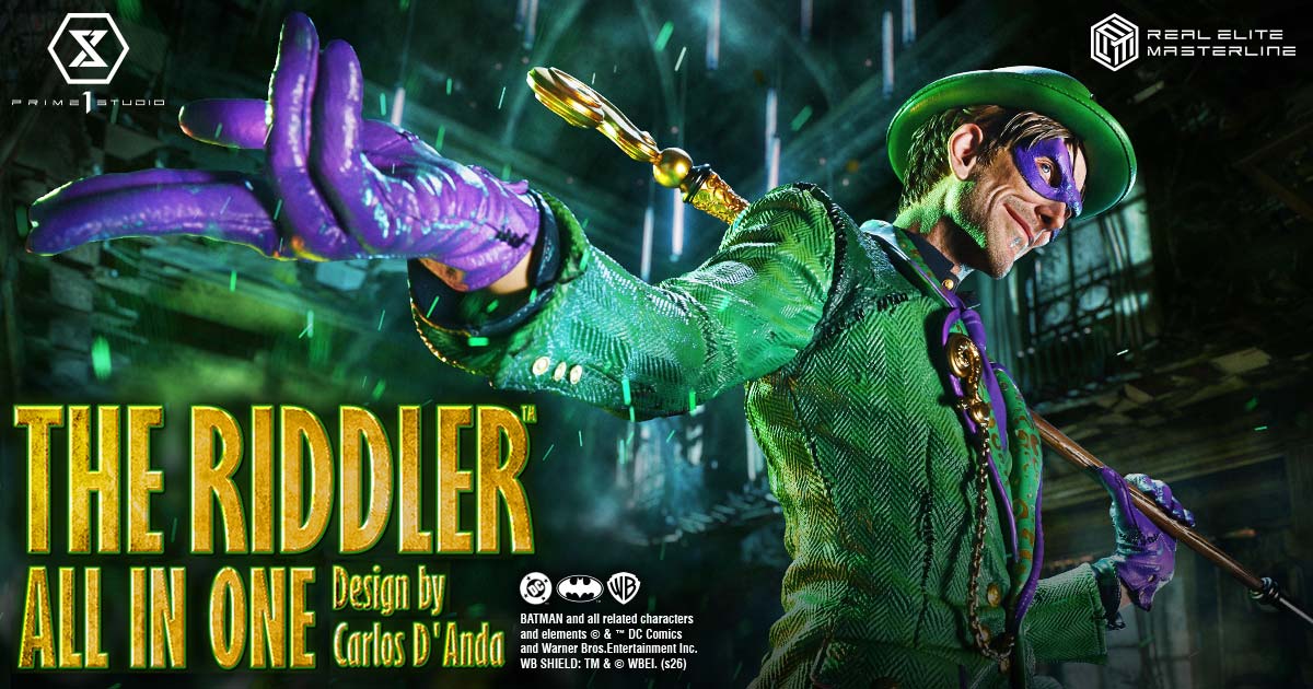 The Real Life Riddler Real Elite Masterline Batman (Comics) The Riddler All In One (Design by ...
