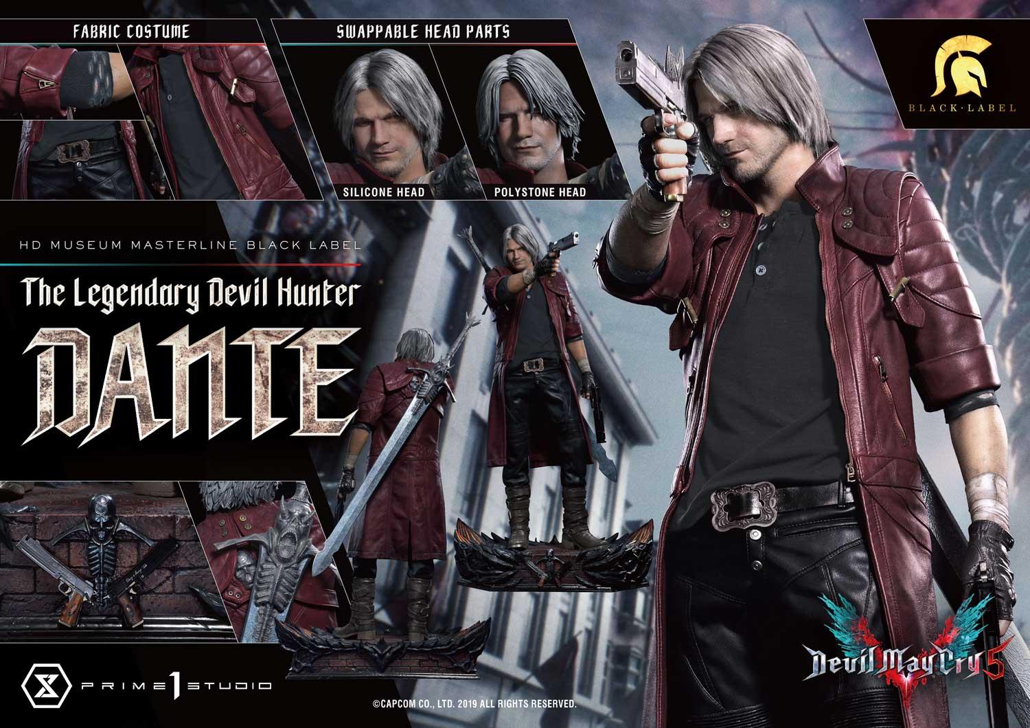 Estátua Dante - Devil May Cry 1 - Scale Premium Statue - DarkSide  Collectibles Studio - Iron Studios Online Store