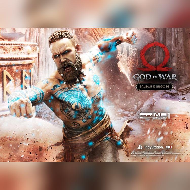 God of War (2018): Baldur & Broods - Statue 62 cm - Prime 1 Studio