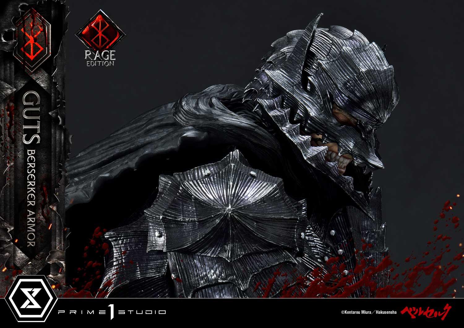 BERSERK - FIGURINE DE GUTS BERSERKER ARMOR (RAGE EDITION) - VERSION DELUXE  - PRIME 1 STUDIO