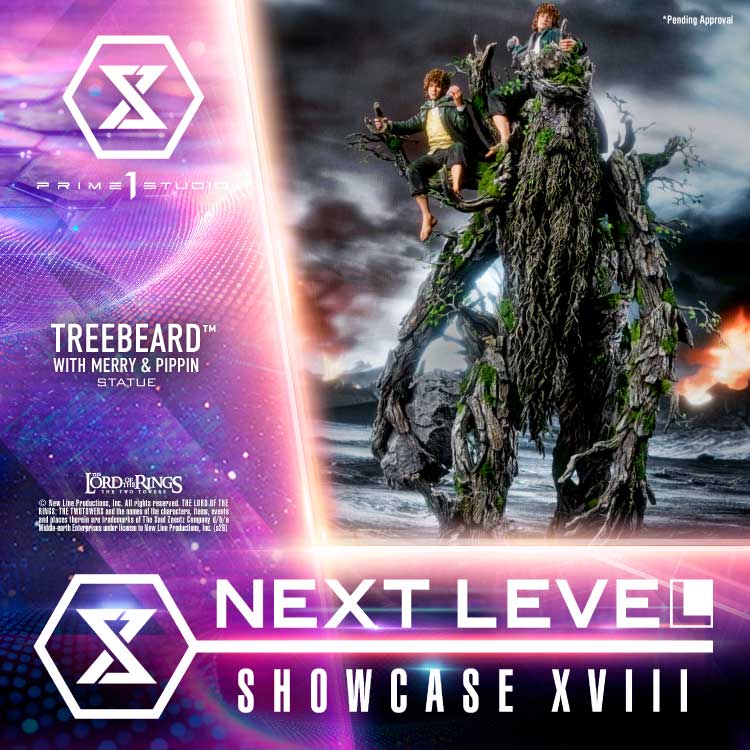 The Lord of the Rings: The Two Towers (Film) TREEBEARD WITH MERRY & PIPPIN