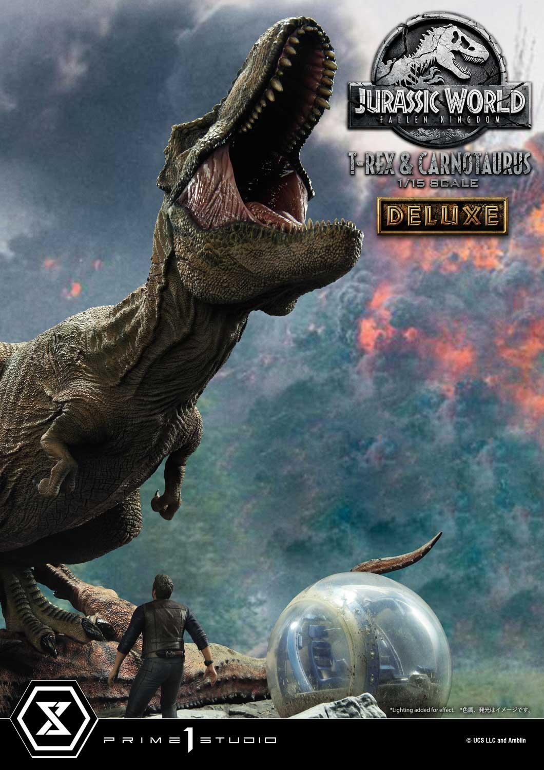 Tyrannosaurus Rex & Carnotaurus: Jurassic World: Fallen Kingdom (Film)  Prime 1 Tooys :: Coleccionables e Infantiles