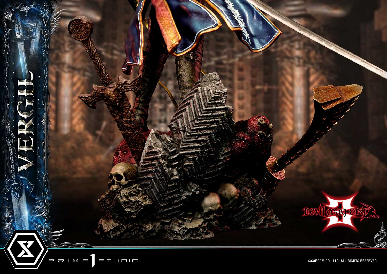 Devil May Cry: Prime 1 revela belíssima estatueta de Vergil