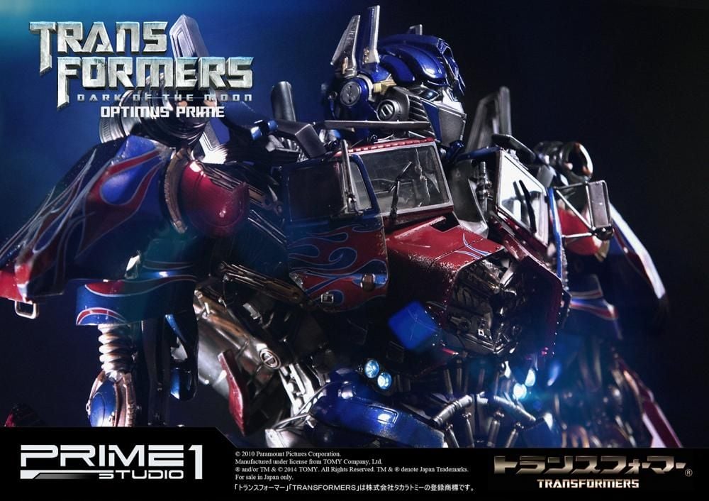 Estátua Perfeita Optimus Prime em Transformers: O Lado Oculto da Lua (Prime  1 Studio)