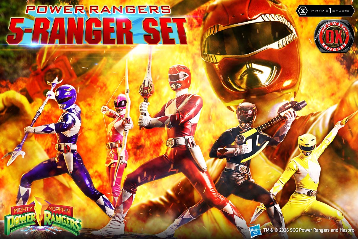 Premium Masterline Mighty Morphin Power Rangers Power Rangers 5-Ranger Set DX Bonus Version
