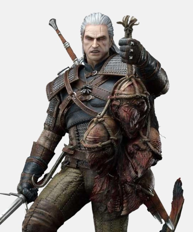 Museum Masterline The Witcher 3: Wild Hunt Geralt of Rivia Battle