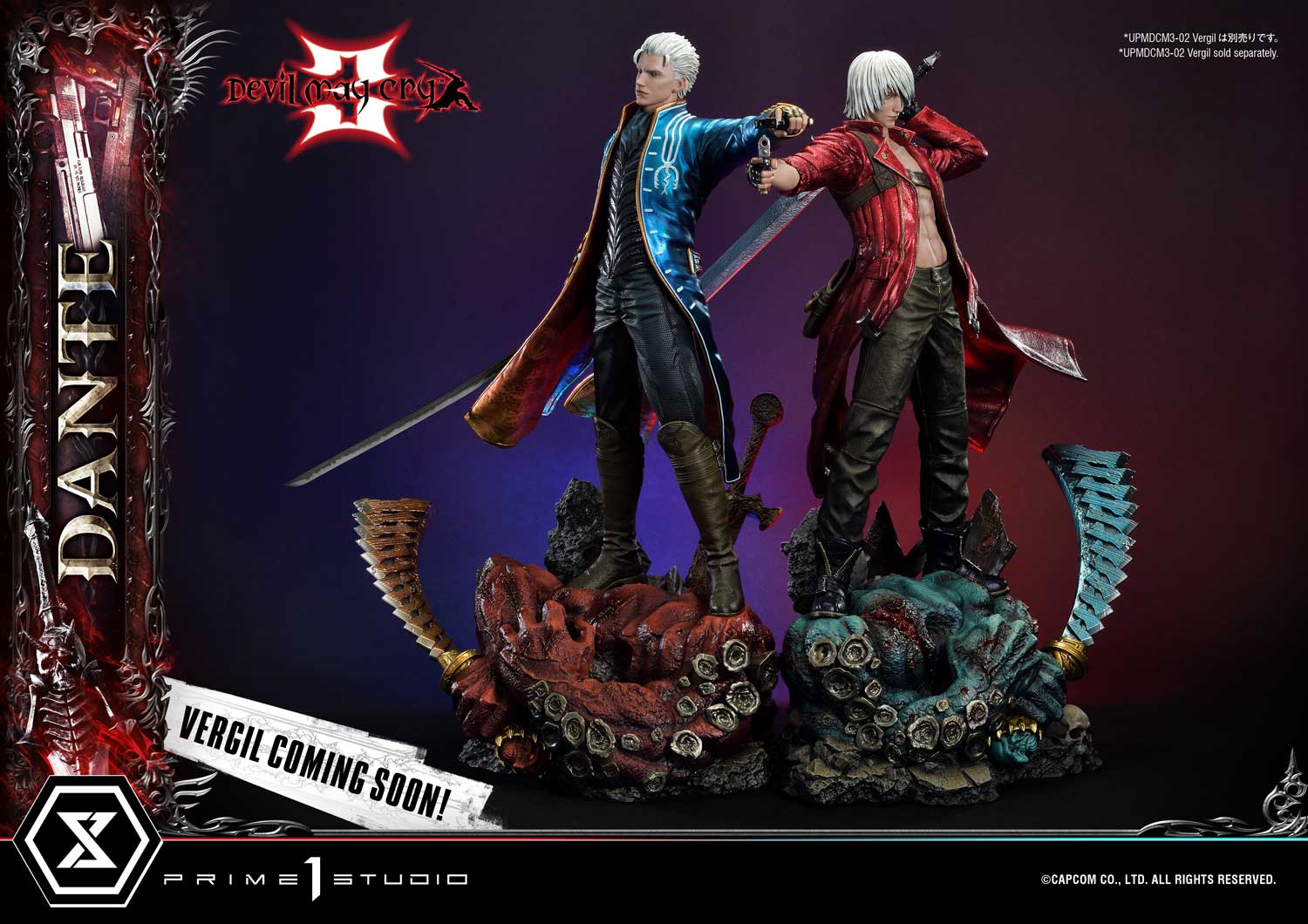 Devil May Cry 3 Dante 1/4 Scale Figure Pre-Orders Available; Vergil Figure  Announced - Noisy Pixel