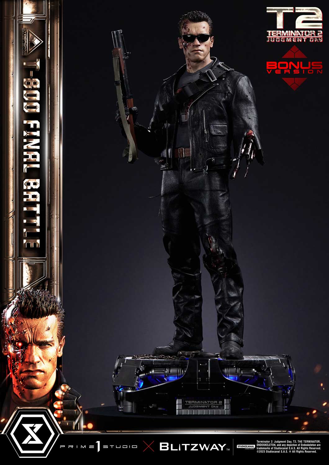 Museum Masterline Terminator 2 Judgment Day T 800 Final Battle DX