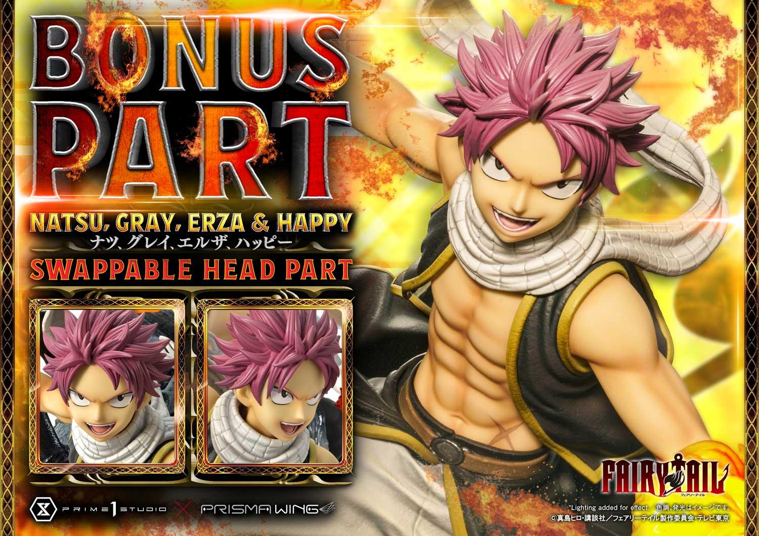 Concept Masterline TV animation FAIRY TAIL NATSU, GRAY, ERZA AND HAPPY DX  Bonus Version