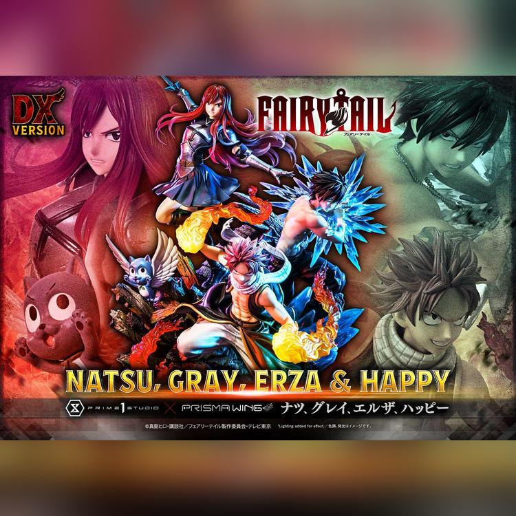 Concept Masterline TV animation FAIRY TAIL NATSU, GRAY, ERZA AND HAPPY DX  Bonus Version