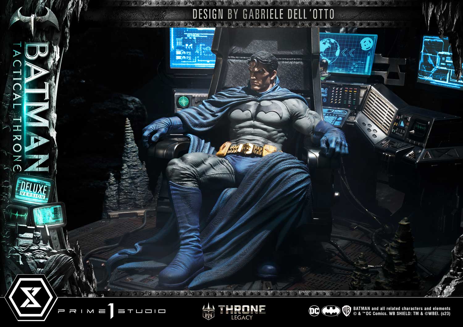 Statue Batman Tactical Throne Economy Version Throne Legacy Collection  Prime 1 Studio DC Comics