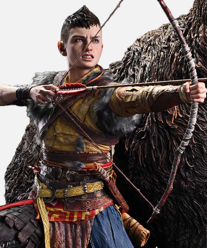 Real Elite Masterline God of War: Ragnarok Atreus DX Bonus Version