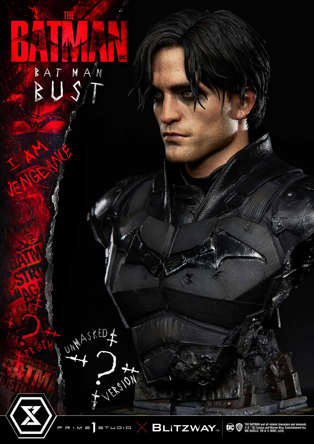 Premium Bust The Batman (Film) The Batman Unmasked | | Prime 1 Studio