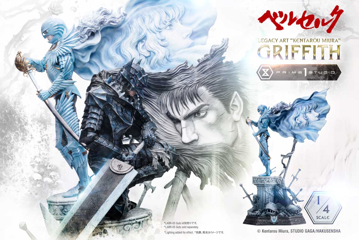 Legacy Art "Kentarou Miura" Berserk Griffith 1/4 Scale Bonus Version