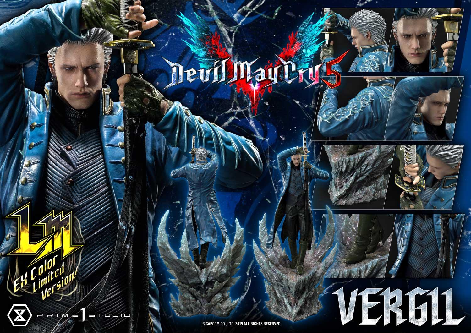 Devil May Cry V - Vergil Statue EX Color Limited Version by Prime 1 Studio  - The Toyark - News