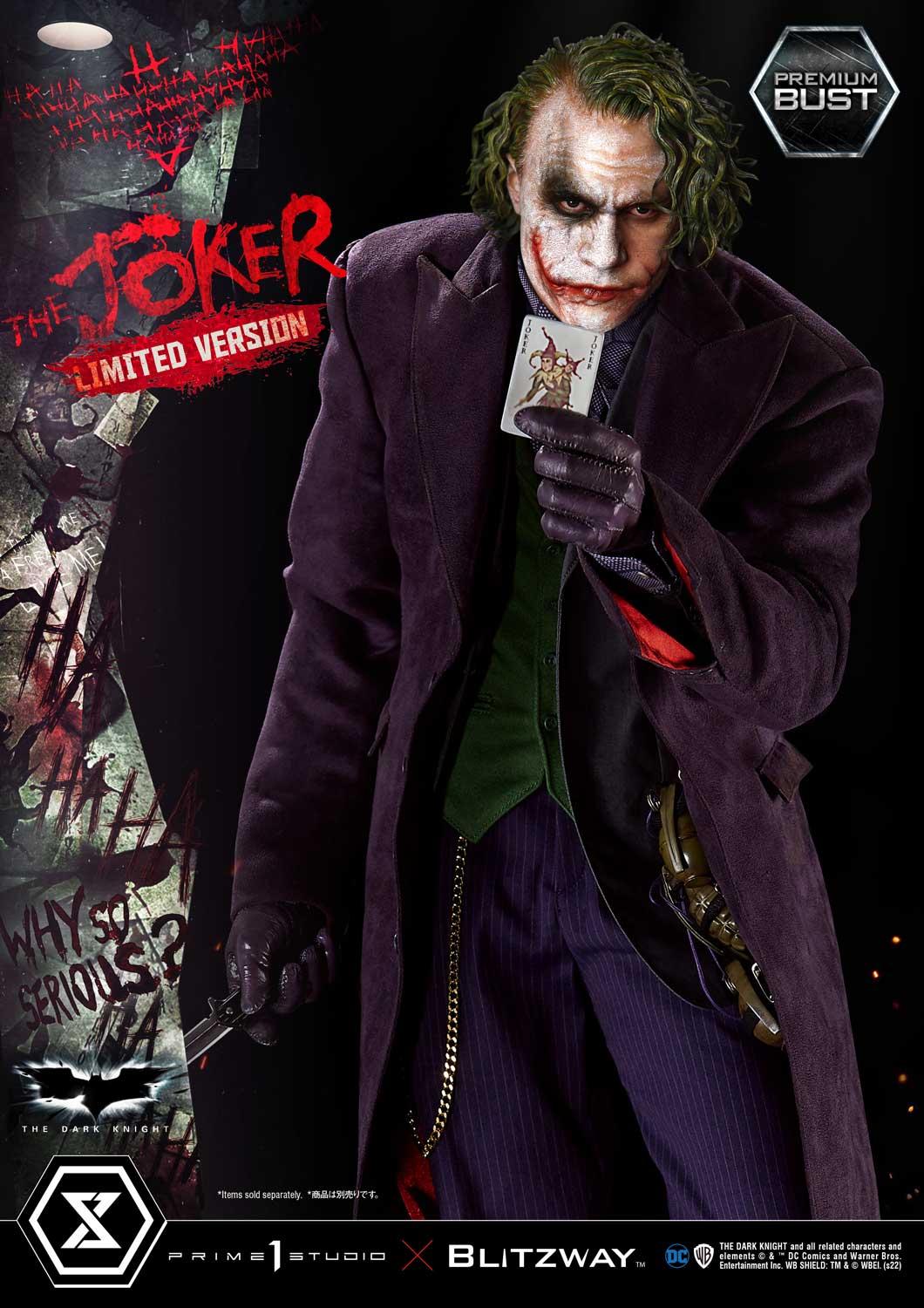 Autonomía Hamburguesa Granjero Premium Bust The Dark Knight (Film) The Joker Limited Version | | Prime 1  Studio