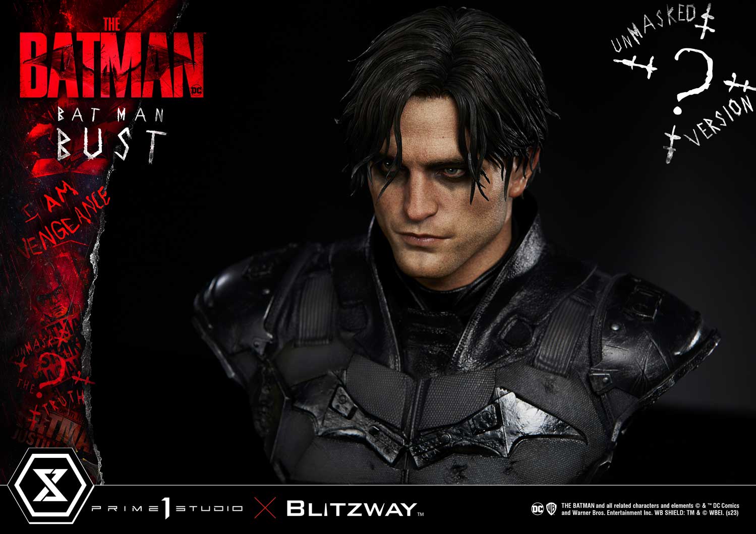 Premium Bust The Batman (Film) The Batman Unmasked | | Prime 1 Studio