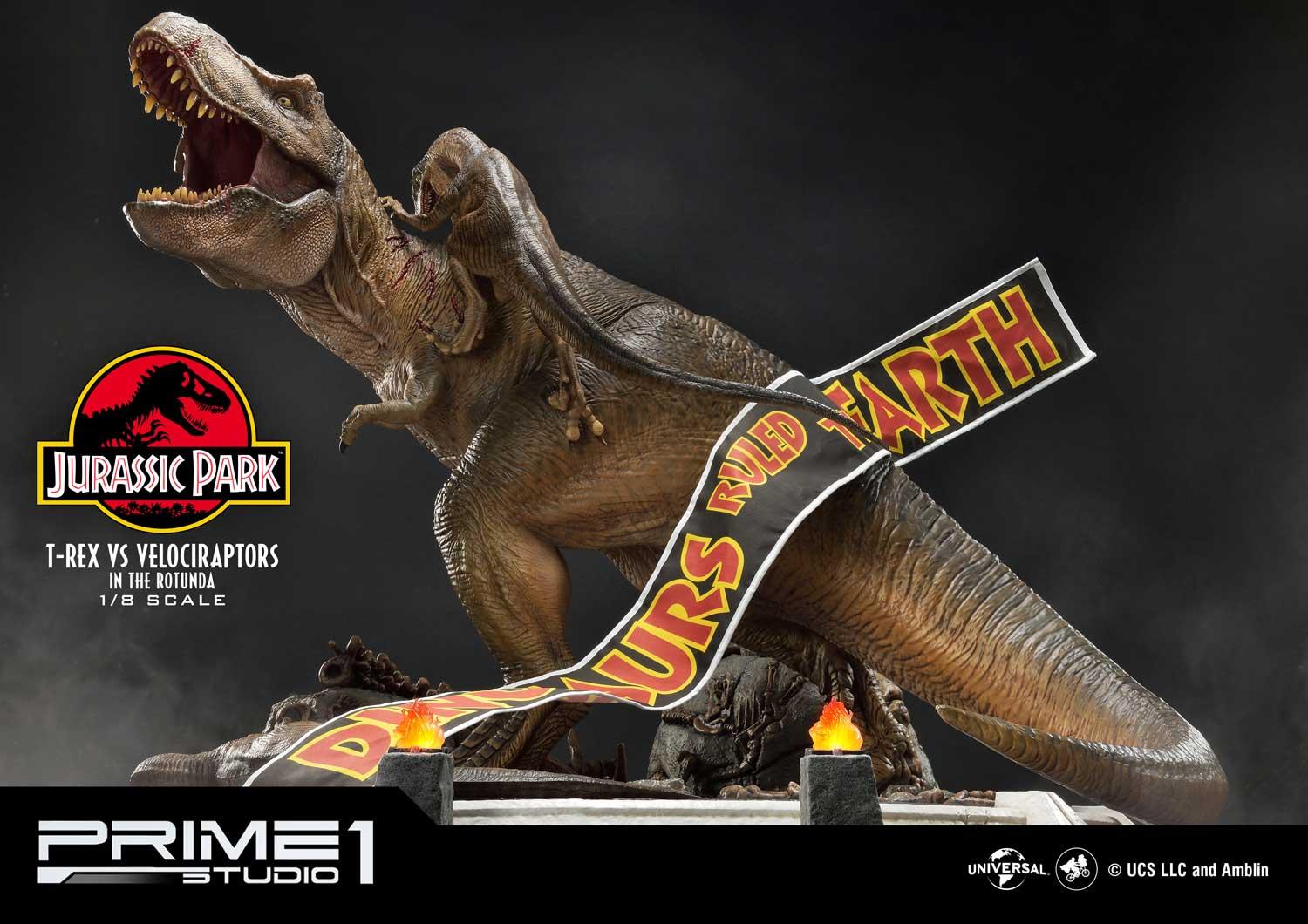 Estatua Rotunda T-Rex Jurassic Park 1/6 Prime 1 Studio