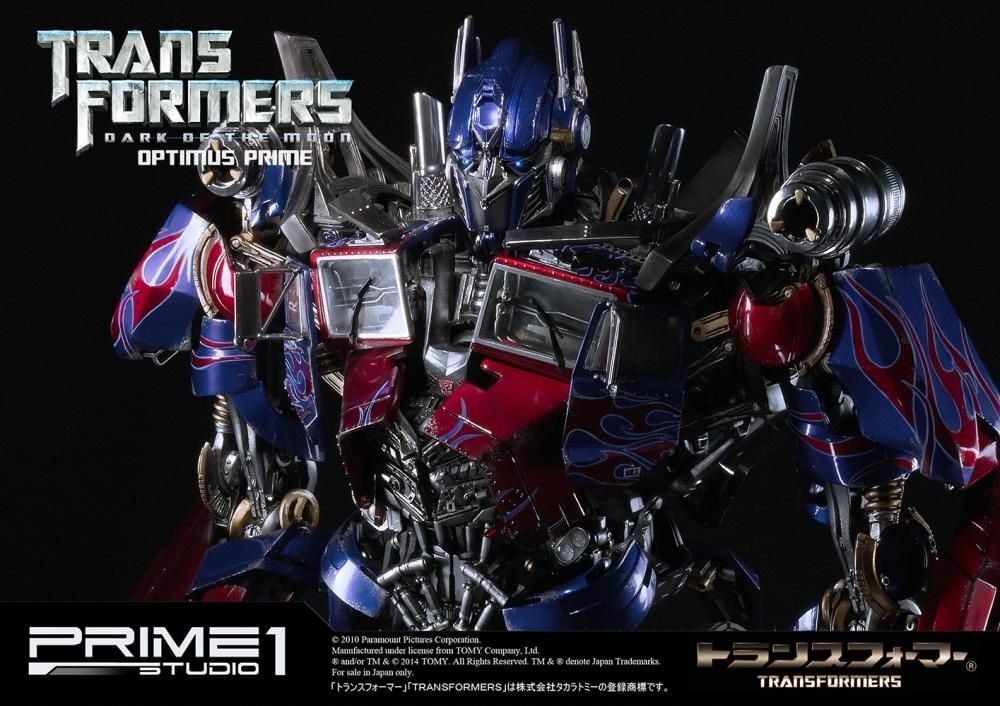 Estátua Perfeita Optimus Prime em Transformers: O Lado Oculto da Lua (Prime  1 Studio)