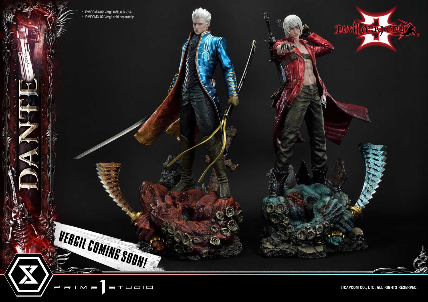 Prime 1 Studios Devil May Cry 3 (Vergil) (Deluxe Version) 1/4 Scale St –  Cosmic Chase Collectibles Pte. Ltd.