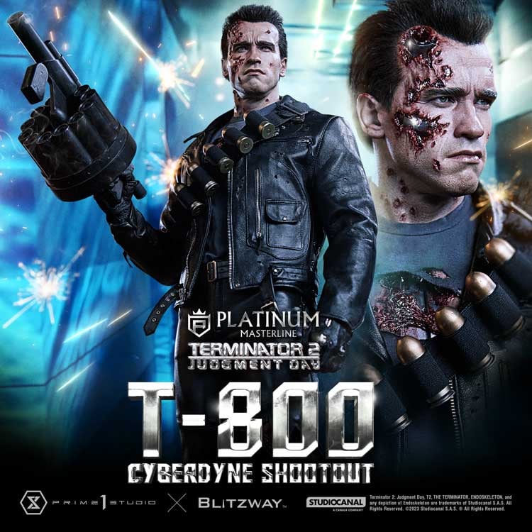 Platinum Masterline Terminator 2: Judgment Day T-800 Cyberdyne Shootout