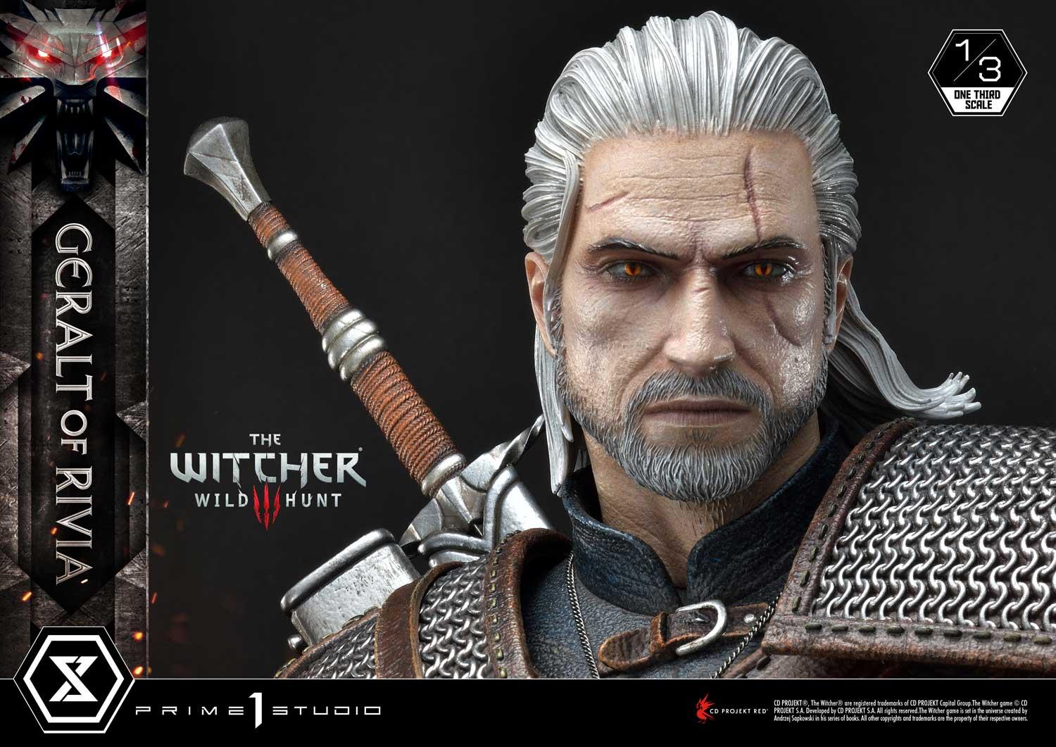 Museum Masterline The Witcher 3: Wild Hunt Geralt of Rivia Battle Damage  Version