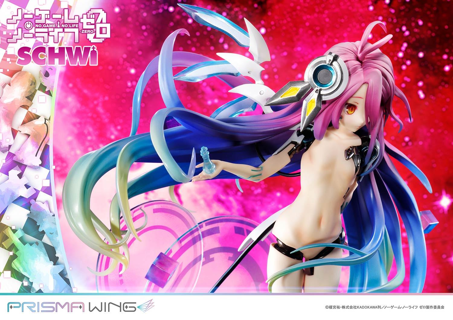 JUN238930 - NO GAME NO LIFE ZERO PRISMA WING SCHWI 1/7 PVC FIG