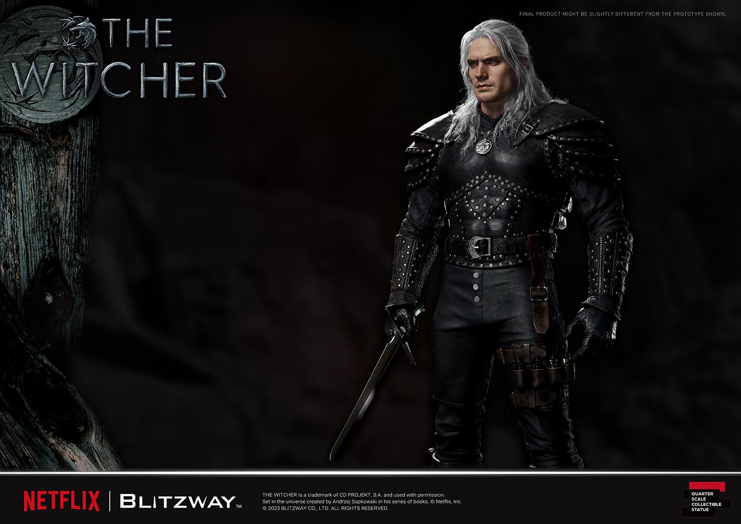 The Witcher - Geralt of Rivia (Henry Cavill) 1/4 Scale Statue