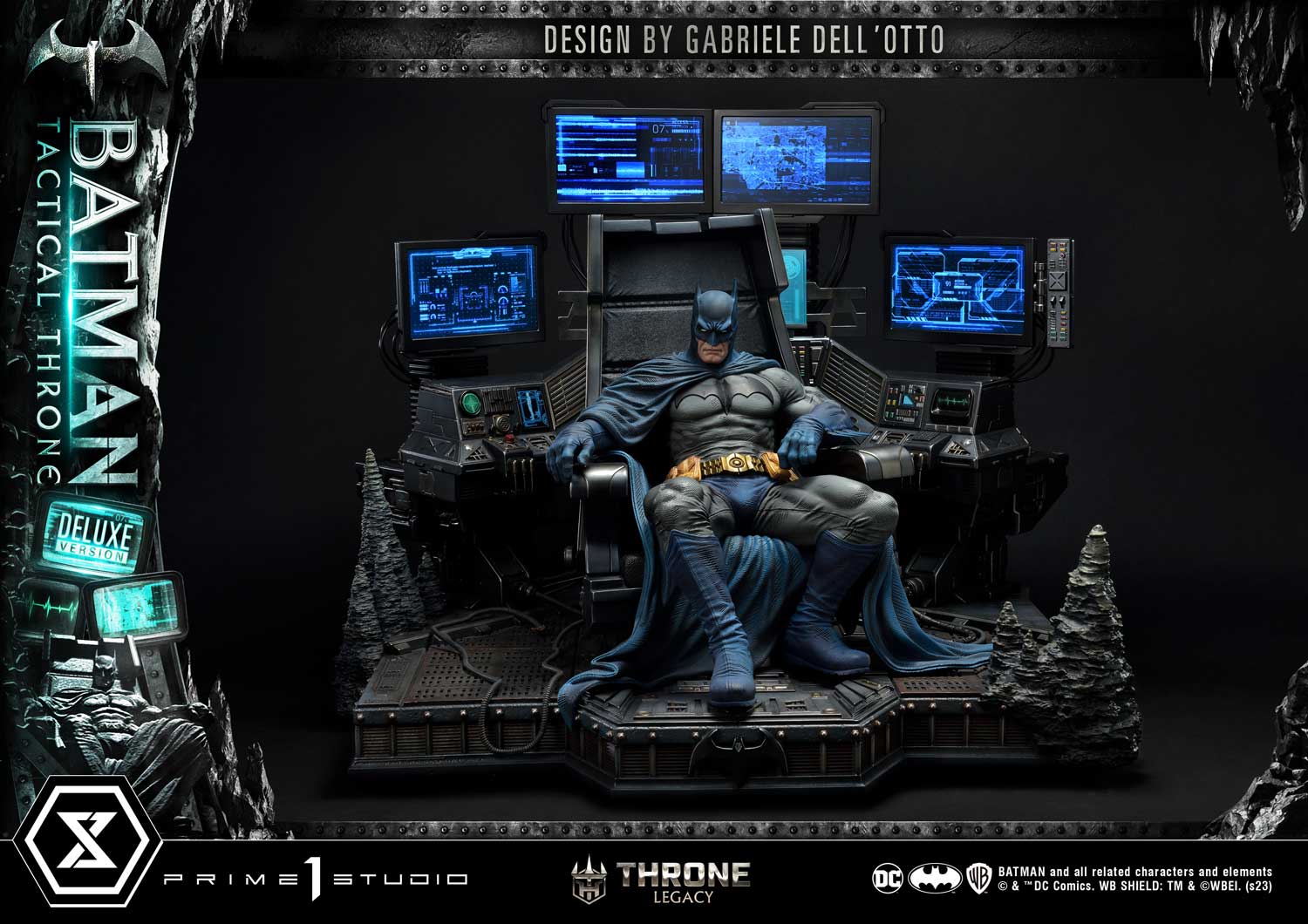 Statue Batman Tactical Throne Economy Version Throne Legacy Collection  Prime 1 Studio DC Comics