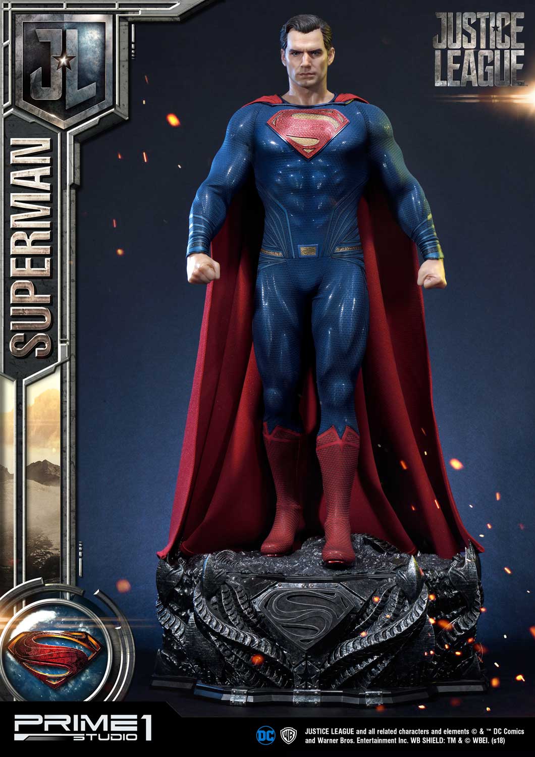 Superman (Henry Cavill) Blue and Red Suit 1/3 Scale Statue - Spec