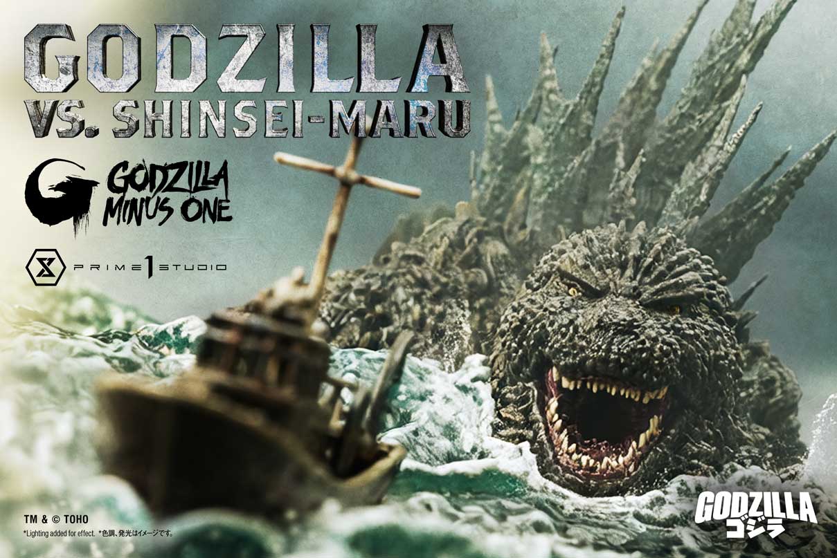 Ultimate Diorama Masterline GODZILLA MINUS ONE (Film)  Godzilla vs. Shinsei-maru Bonus Version
