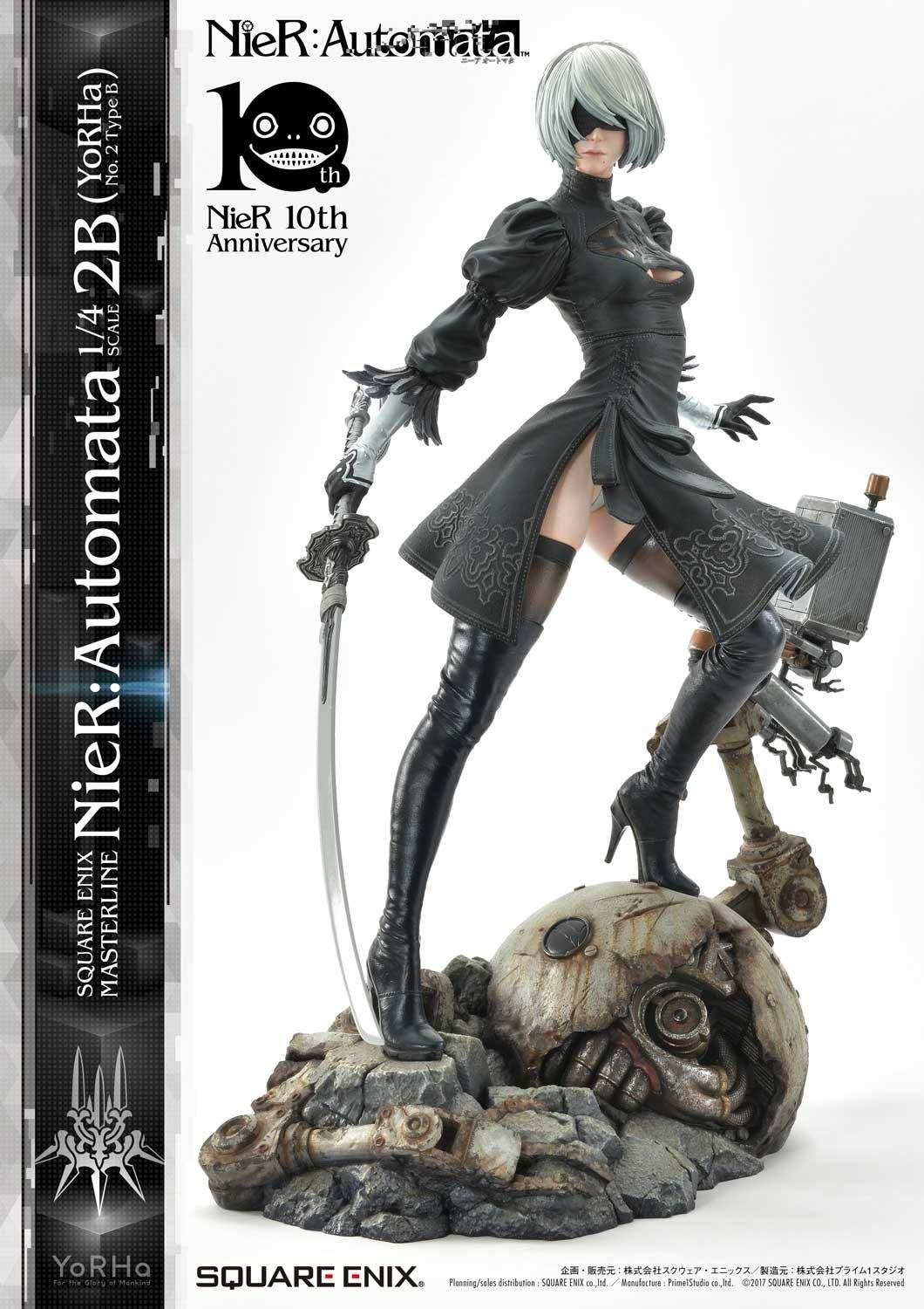 Prime 1 Studio Square Enix NieR:Automata YoRHa No. 2 Type B 1/4 Scale  Statue NEW